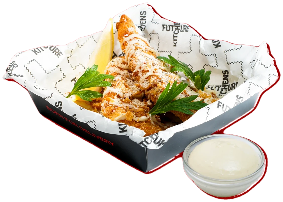 Tenders with sauce — NEW