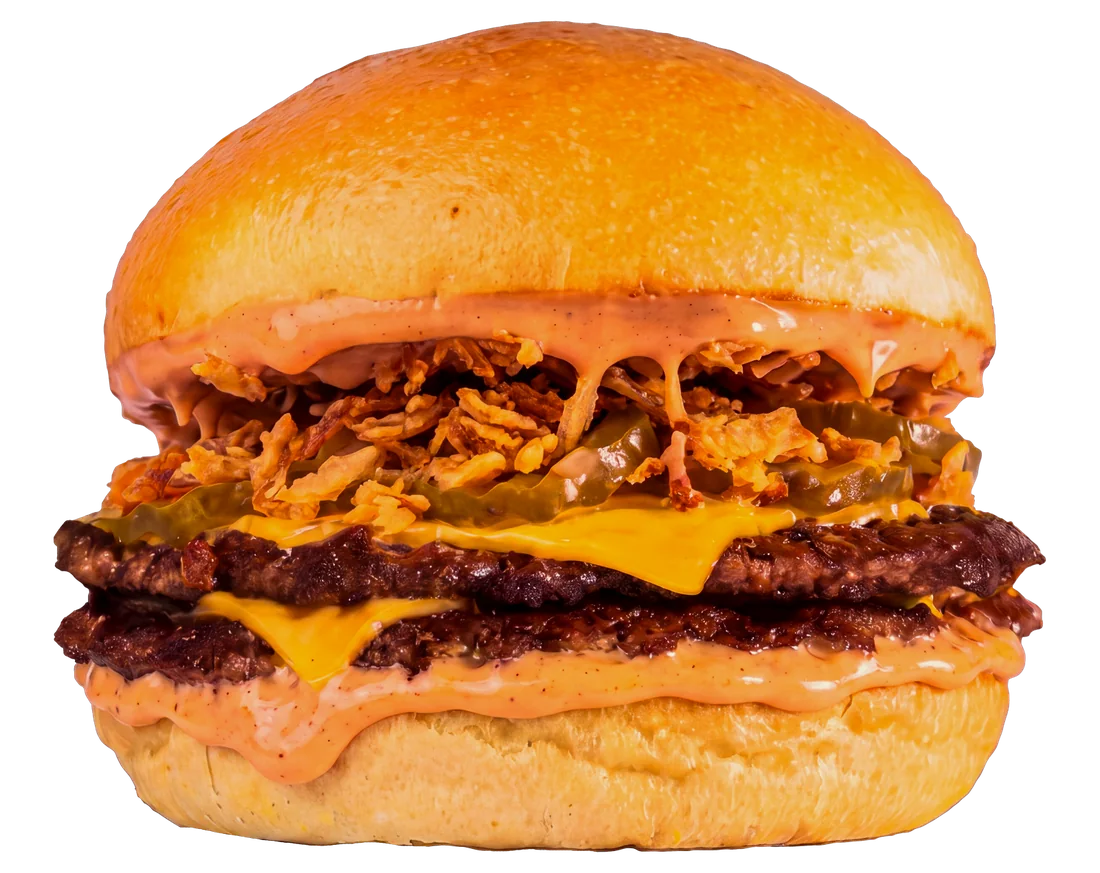 BBQ Double Cheeseburger